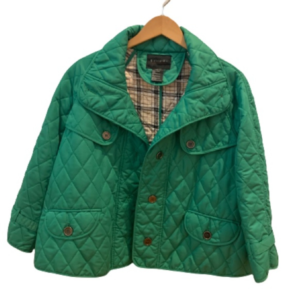 Talley Ho Green quilted jacket size M